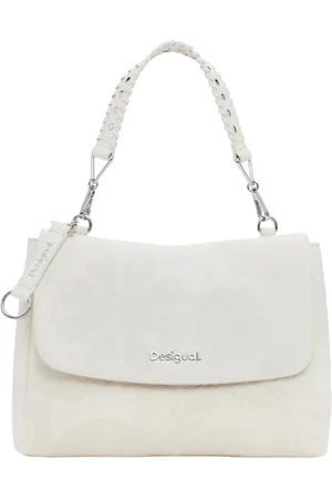 Desigual Femme, Sacs, Blanc, Taille: ONE Size Sac à main élégant pour toutes les occasions