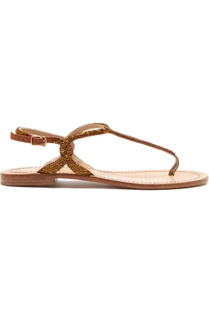 Maliparmi Femme, Chaussures, Jaune, Taille: 36 EU Coupes & Perles Sandale