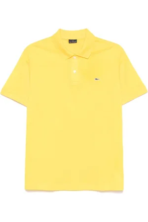 Paul & Shark Homme, Tops, Jaune, Taille: 3XL Polo en Coton 100% Coton Italie