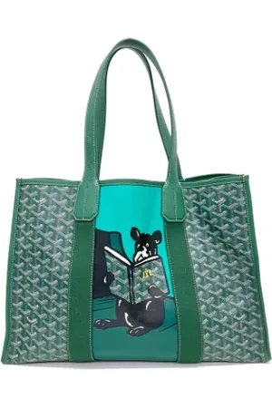 GOYARD Femme, Pre-owned, Vert, Taille: ONE Size Pre-owned Toile sacs-main