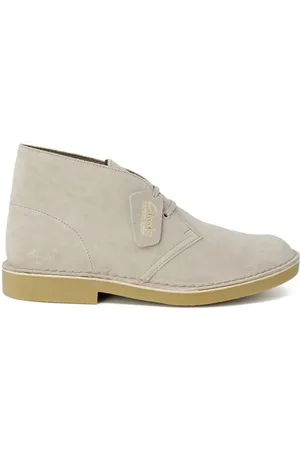 Clarks Homme, Chaussures, Gris, Taille: 44 EU Bottes en Cuir Gris pour Homme