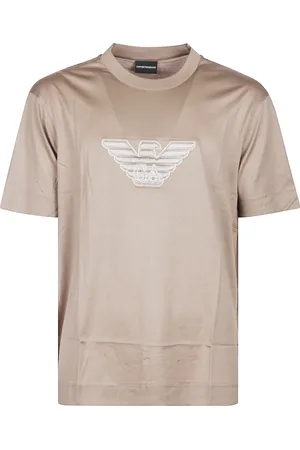Emporio Armani Homme, Tops, , Taille: 2XL T-shirt avec logo brodé