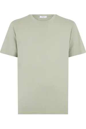 Boglioli Homme, Tops, Vert, Taille: 2XL T-shirt en coton teint
