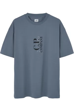 C.P. Company Homme, Tops, Bleu, Taille: L Chemise bleue imprimée