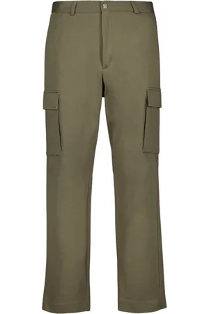 Moncler Homme, Pantalons, Vert, Taille: L Pantalon droit pour homme
