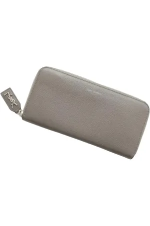 Saint Laurent Unisex, Pre-owned, Gris, Taille: ONE Size Pre-owned Cuir petite-maroquinerie