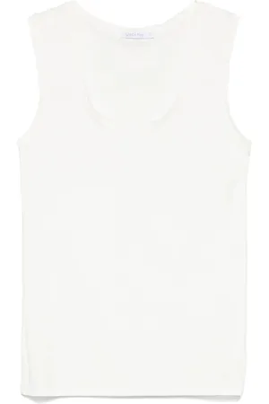 Patrizia Pepe Femme, Tops, Blanc, Taille: 38 FR Bianco Tee Shirt pour Femmes