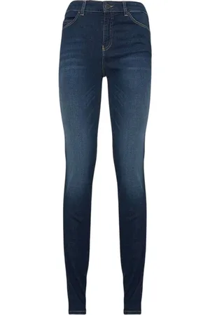Emporio Armani Femme, Jeans, Bleu, Taille: W27 Jean Skinny Fit avec Cinq Poches