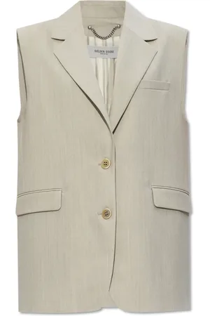Golden Goose Femme, Vestes, Gris, Taille: 38 FR Gilet en laine