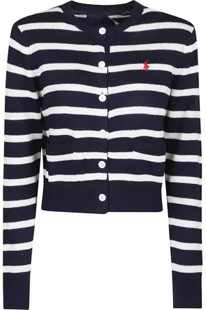 Ralph Lauren Femme, Pulls, Multicolore, Taille: 38 FR Cardigan Court Élégant