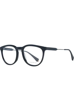 Sandro Homme, Accessoires, Bleu, Taille: ONE Size Montures Optiques Noires Style Rond