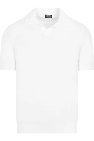 Ermenegildo Zegna Homme, Tops, Blanc, Taille: L Polo Chemises