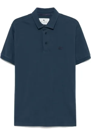 Etro Homme, Tops, Bleu, Taille: 3XL Polo imprimé