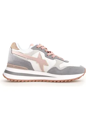 W6YZ Femme, Chaussures, Gris, Taille: 39 EU Baskets Technique Gris avec Daim