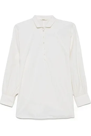 BARENA Femme, Blouses et Chemises, Blanc, Taille: 36 FR Chemise Crystal Bagio en Ivoire