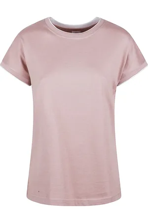ELEVENTY Femme, Tops, Rose, Taille: 42 FR T-shirts et Polos Rose en Coton