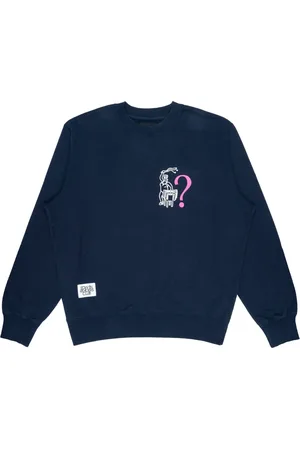 Edwin Homme, Sweatshirts et sweats à capuche, Bleu, Taille: L Sweat à capuche avec coupe régulière et imprimés