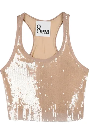 8PM Femme, Tops, Jaune, Taille: 38 FR Top