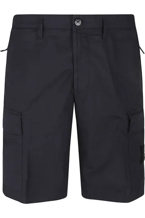 Stone Island Homme, Shorts, Bleu, Taille: W33 Shorts Bermuda Classiques