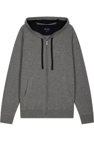 Eden Park Homme, Sweatshirts et sweats à capuche, Gris, Taille: S Sweat à Zip - Style Chic et Confortable