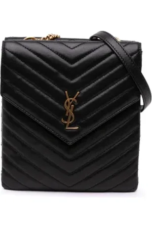 Saint Laurent Femme, Pre-owned, Noir, Taille: ONE Size Pre-owned Cuir sacs-bandouliere