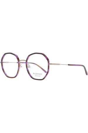 ANA HICKMANN Femme, Accessoires, Violet, Taille: ONE Size Montures Optiques Violettes pour Femmes Style Rond