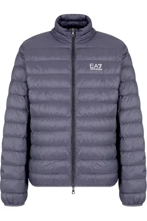EA7 Homme, Vestes, Bleu, Taille: XS Doudoune compressible avec logo