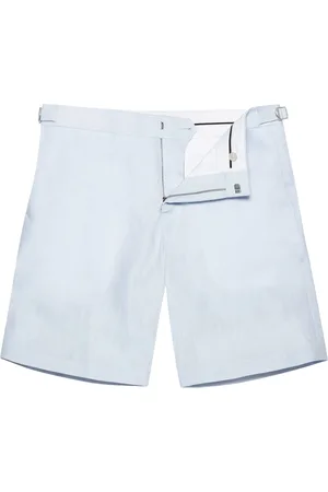 Orlebar Brown Homme, Shorts, Bleu, Taille: W32 Shorts en lin avec poches