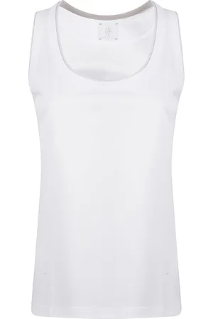ELEVENTY Femme, Tops, Blanc, Taille: 42 FR Haut en Coton Fabriqué en Italie