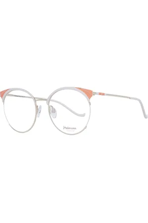 ANA HICKMANN Femme, Accessoires, Gris, Taille: ONE Size Montures Optiques Femme Orange Demi-Cerclées Papillon
