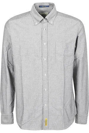 B.D.BAGGIES Homme, Chemises, Gris, Taille: M Collection de chemises en coton