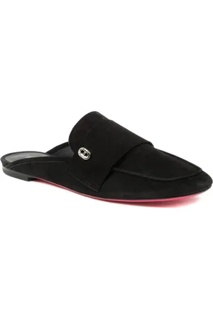 DEE OCLEPPO Femme, Chaussures, Noir, Taille: 36 EU Suede Backless Sandales
