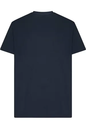 LOW BRAND Homme, Tops, Bleu, Taille: 2XL T-shirt Col Rond Bleu Style Ajusté