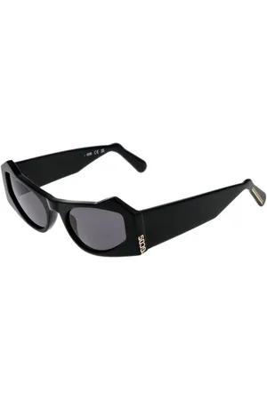 GCDS Unisex, Accessoires, Noir, Taille: ONE Size Lunettes de Soleil Cat Eye Noires