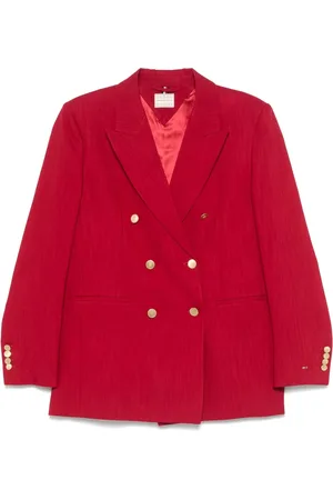 Tommy Hilfiger Femme, Vestes, Rouge, Taille: 38 FR Blazer Classique pour Femmes