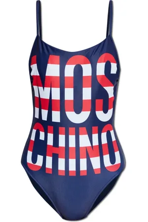 Moschino Femme, Maillots de bain, Bleu, Taille: 38 FR Maillot une pièce