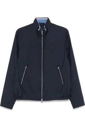 Paul & Shark Homme, Vestes, Bleu, Taille: 2XL Bomber en polyester avec fermeture éclair