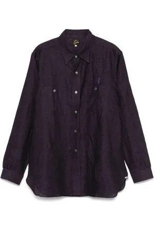 Pins & Needles Homme, Chemises, Violet, Taille: M Chemise Violette avec Poches