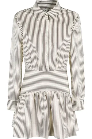 Staud Femme, Robes, , Taille: 38 FR Mini Robe Marron et Ivoire