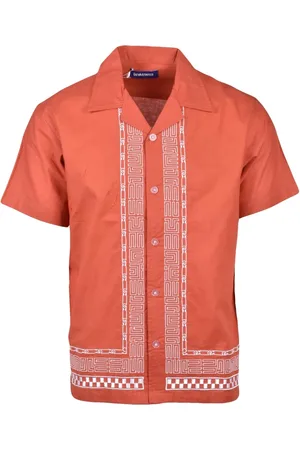 Deva States Homme, Chemises, Rouge, Taille: S Chemise en coton