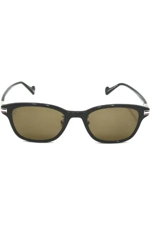 Moncler Femme, Pre-owned, Noir, Taille: ONE Size Pre-owned Plastique lunettes-de-soleil