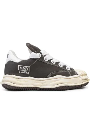 MIHARA YASUHIRO Femme, Chaussures, Gris, Taille: 36 EU Baskets basse en toile matelassée grise