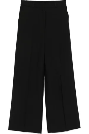 Calvin Klein Femme, Pantalons, Noir, Taille: 34 FR Elegant Wide Leg Linen Pants