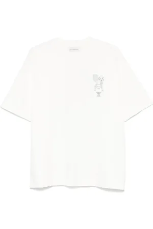 Drôle de Monsieur Homme, Tops, Blanc, Taille: S T-shirt Medicis Sport