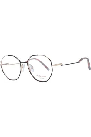 ANA HICKMANN Femme, Accessoires, Jaune, Taille: ONE Size Montures Optiques Femme Or Style Rond