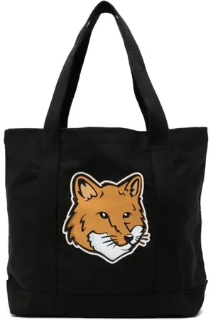 Maison Kitsuné Femme, Sacs, Noir, Taille: ONE Size Sacs noirs pour un look élégant