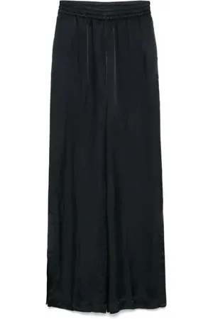Aspesi Femme, Pantalons, Bleu, Taille: 36 FR Pantalon Bleu Marine à Taille Élastique