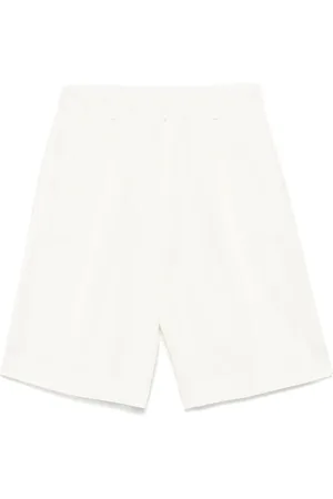 Calvin Klein Femme, Shorts, Blanc, Taille: 34 FR Shorts Blancs avec Fermeture Dissimulée