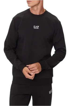 Emporio Armani Homme, Tops, Noir, Taille: L Sweat Sportif Noir Style EA7