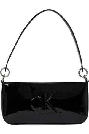 Calvin Klein Femme, Sacs, Noir, Taille: ONE Size Sac Verni Bandoulière - Noir